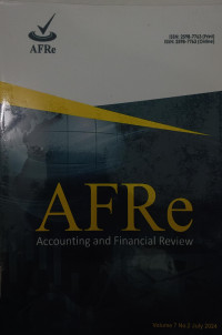 Image of AFRE Accounting and financial review