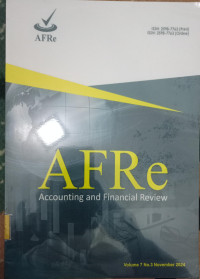 Image of AFRE Accounting and financial review