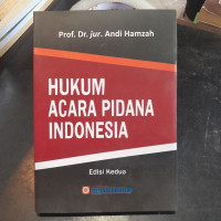 Image of HUKUM ACARA PIDANA INDONESIA