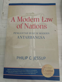 Image of PENGANTAR HUKUM MODERN ANTARBANGSA